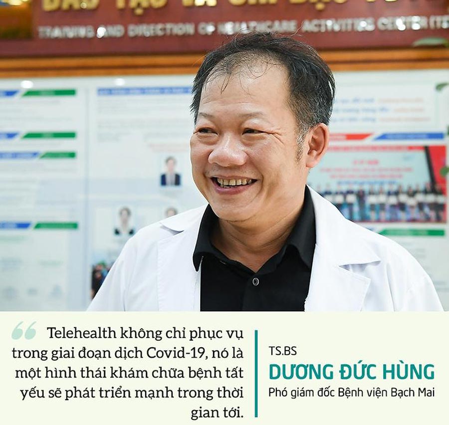 TS.BS Dương Đức Hùng: 'Hệ thống Telehealth sẽ phát triển mạnh'