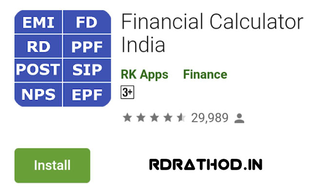 All In One Financial Calculator India 2021 Check Online Application Rdrathod In