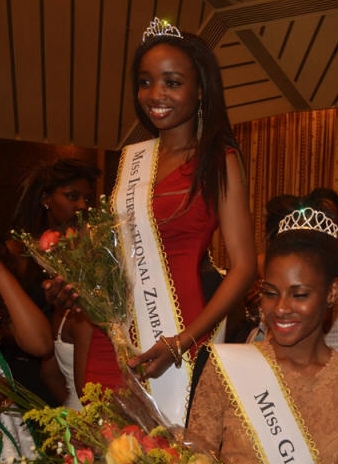 Miss International Zambia 2013 winner Michelle Munyanduki