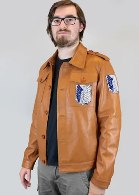 Model Jaket Kulit Attack On Titan