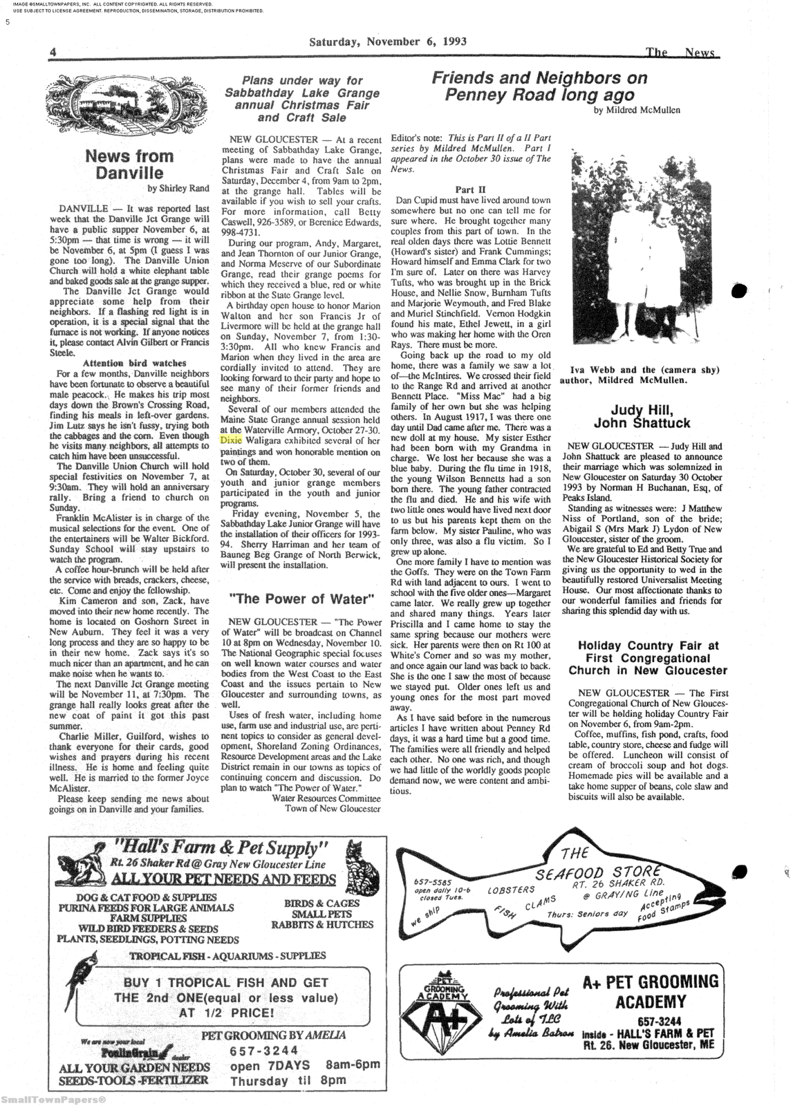 Nov. 6, 1993 Honorable Mention