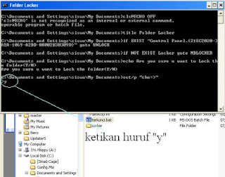 cara mengunci folder tanpa software versi terbaru