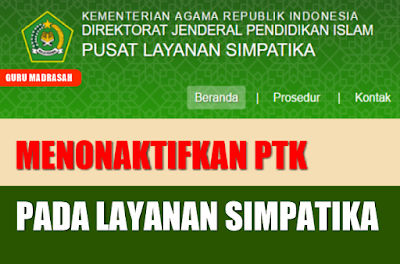 Cara Menonaktifkan PTK Pada Layanan Simpatika