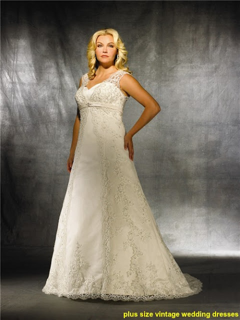 plus size vintage wedding dresses