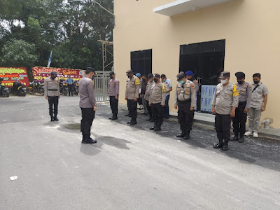 Kapolsek Lubuk Baja Memimpin Pengamanan Kegiatan Pesta Jubileum 50 Tahun Hkbp Kecamatan Lubuk Baja-Kota Batam.