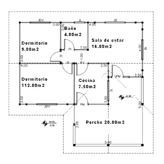 Plano casa prefabricada