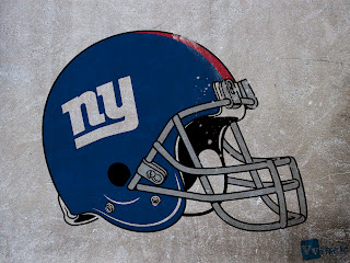 New Yorks Giants Helmet Design on Wall HD Wallpaper
