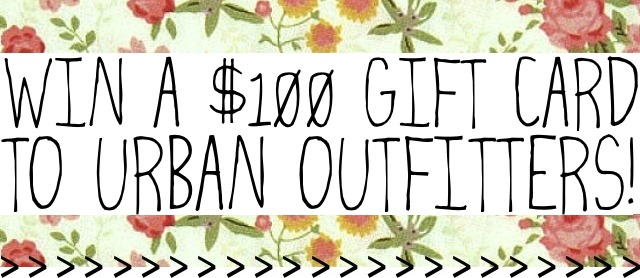 September Giveaway // $100 Urban Outfitters Gift Card! CLOSED