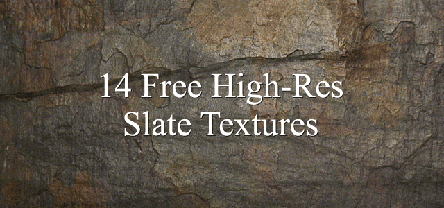 ゴツゴツとした石版の高解像度な無料テクスチャー画像14枚セット