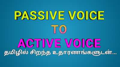 Learn passive voice to Active voice with rules and examples brightboard.net