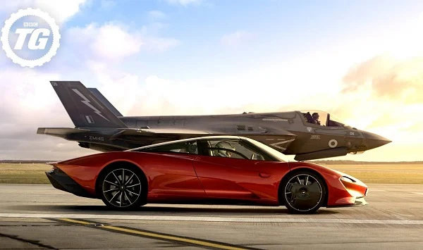 Top Gear McLaren Speedtail vs F-35