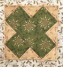 Dear Jane Quilt - Block A8 Florence Nightingale