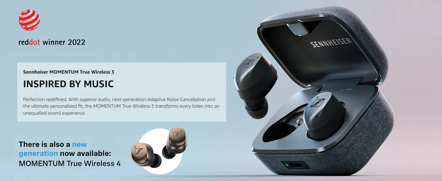Features of the Sennheiser Momentum True Wireless 3