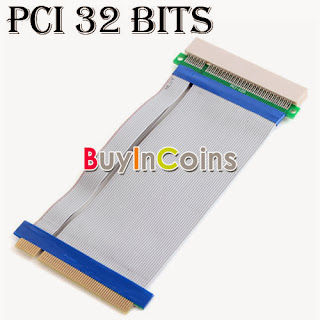 1X/8X/16X 1X To 16X PCI-E Extension Flex Cable PCI Extender Riser Card Adapter