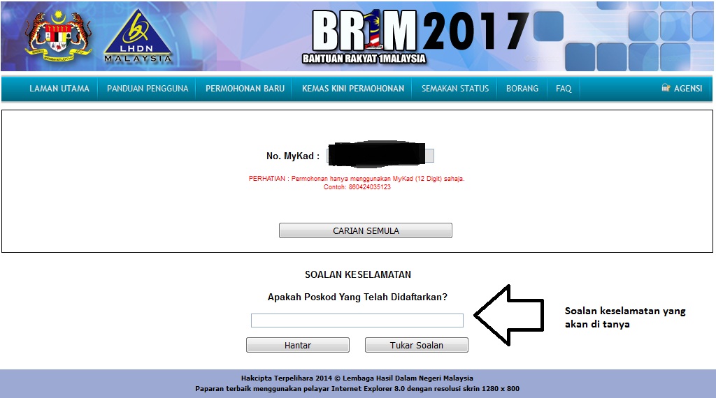 Br1m 2019 Semakan Status Permohonan - Gambar Om
