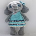 patron gratis elefante amigurumi | free pattern amigurumi elephant 