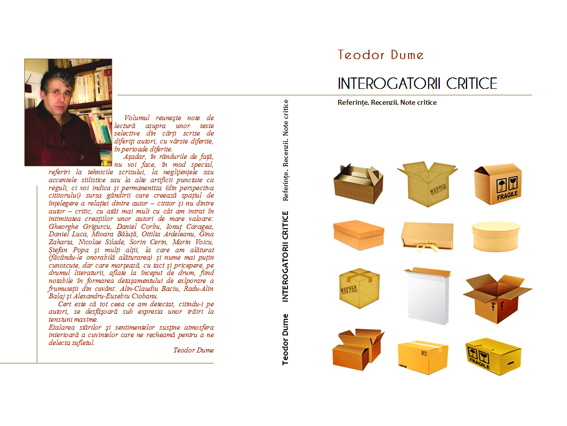 Teodor Dume, carte: Interogatorii critice. Editura Pim/2021