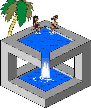Funny Pool Optical Illusion - Impossible Illusion
