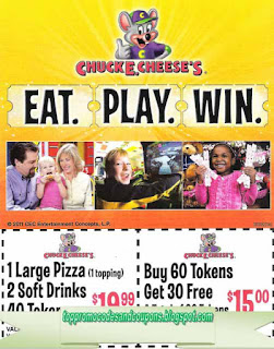 Free Printable Chuck E Cheese Coupons