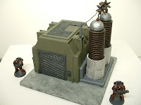 Power plant Industrial Science Fiction war game terrain and scenery - UniversalTerrain.com