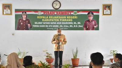 Pisah Sambut Kajari Pinrang Berlangsung Hangat