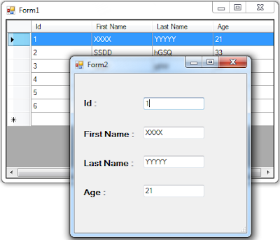 vb.net show datagridview data in another form