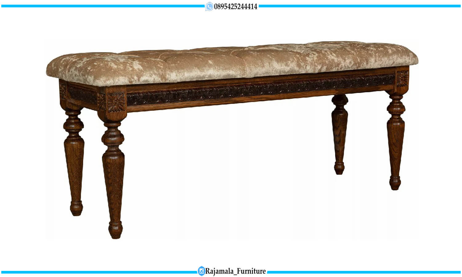 Tempat Tidur Minimalis Mewah Kayu Jati Great A Simple Luxury Carving RM-0876
