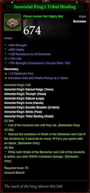 primal ancient immortal king's tribal binding