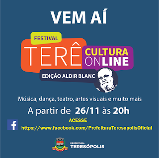 Terê Cultura online - Lives - Terê Total Teresópolis RJ