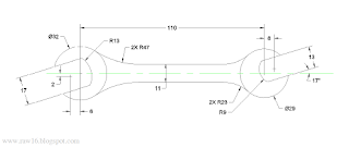 Cara Membuat Kunci Pas di AutoCAD Gambar Tehnik