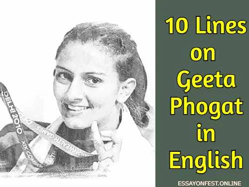 10 Lines on Geeta Phogat in English