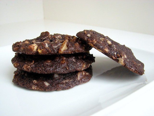 Double Chocolate Coconut Cookies Recipe