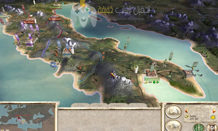 تحميل لعبة 1 Rome Total War مضغوطة بحجم صغير تحميل لعبة 1 Rome Total War مضغوطة بحجم صغير