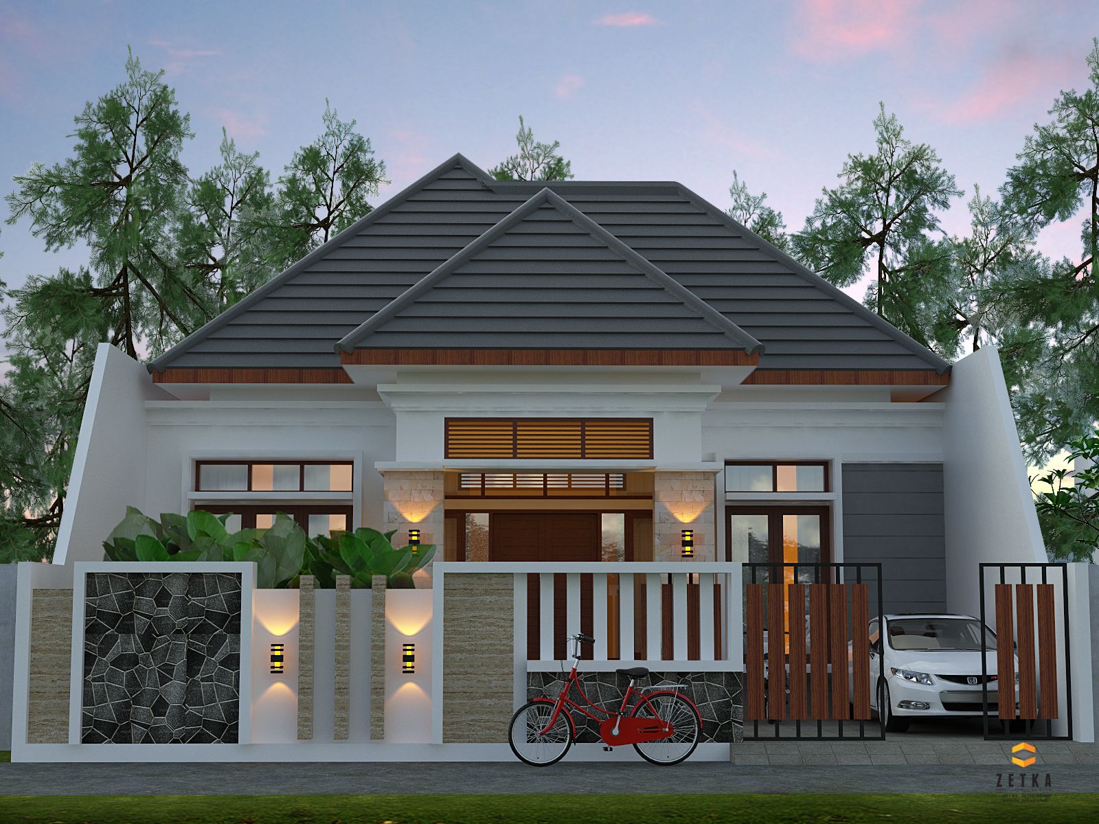 Kelebihan Konsep Desain Rumah Tropis Homeshabbycom Design Home Plans