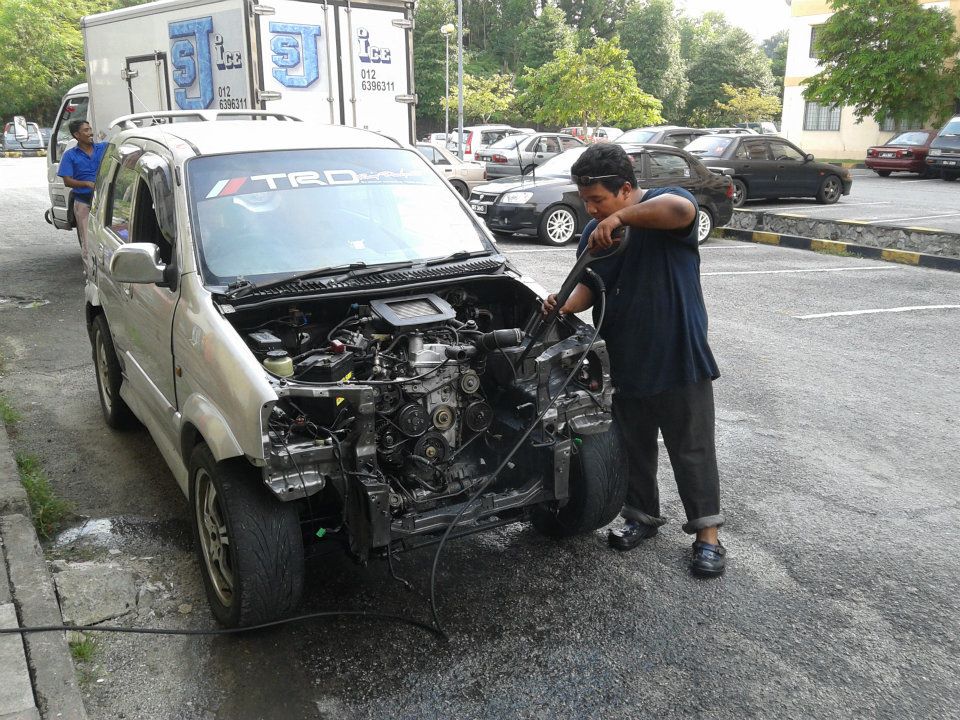 Perodua kembara @ daihatsu terios workshop: perodua 