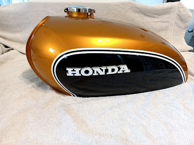 Honda CB500K1 1972 Candy Gold