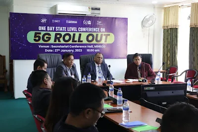 The 5G network was officially rolled out in Mizoram on Friday at a function attended by senior officials of the state information and communication technology department and internet service providers in Aizawl.