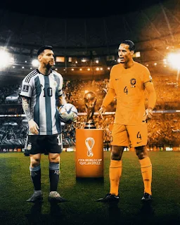 Lionel Messi, FIFA Dünya Kupası'ndaki ilk şampiyonluğuna doğru bir adım daha atmayı umuyor ve Cuma günü Katar 2022 Dünya Kupası'nın çeyrek final maçında Hollanda ile Arjantin'i karşı karşıya getiriyor. iki eski takım.