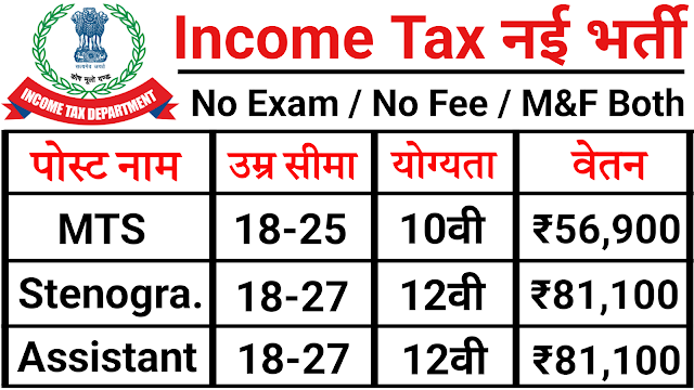 Income Tax Recruitment