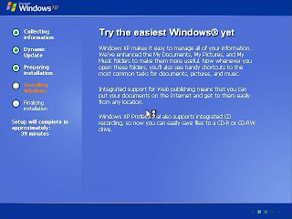 Cara instal windows xp
