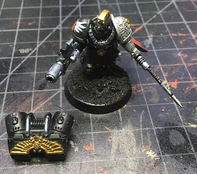 Deathwatch Watch Captain with Jump Pack WIP Front