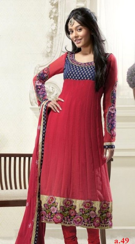 Pishwas dress latest Eid dress  pakistani collection fancy design frock dress -anarkali dress new design 2014  dress number a.49