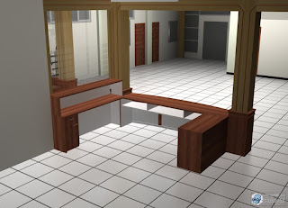 Kontraktor Interior - Frontdesk dan Interior Kantor Untuk Ruang Lobi - Semarang