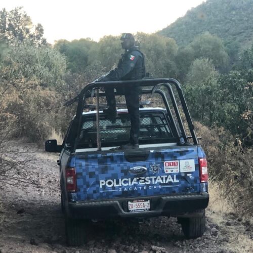 Detienen a tres personas en Jerez; les aseguran cartuchería y equipo táctico