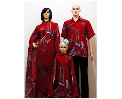 Model Baju Batik Lebaran Couple Family Terbaru 2016