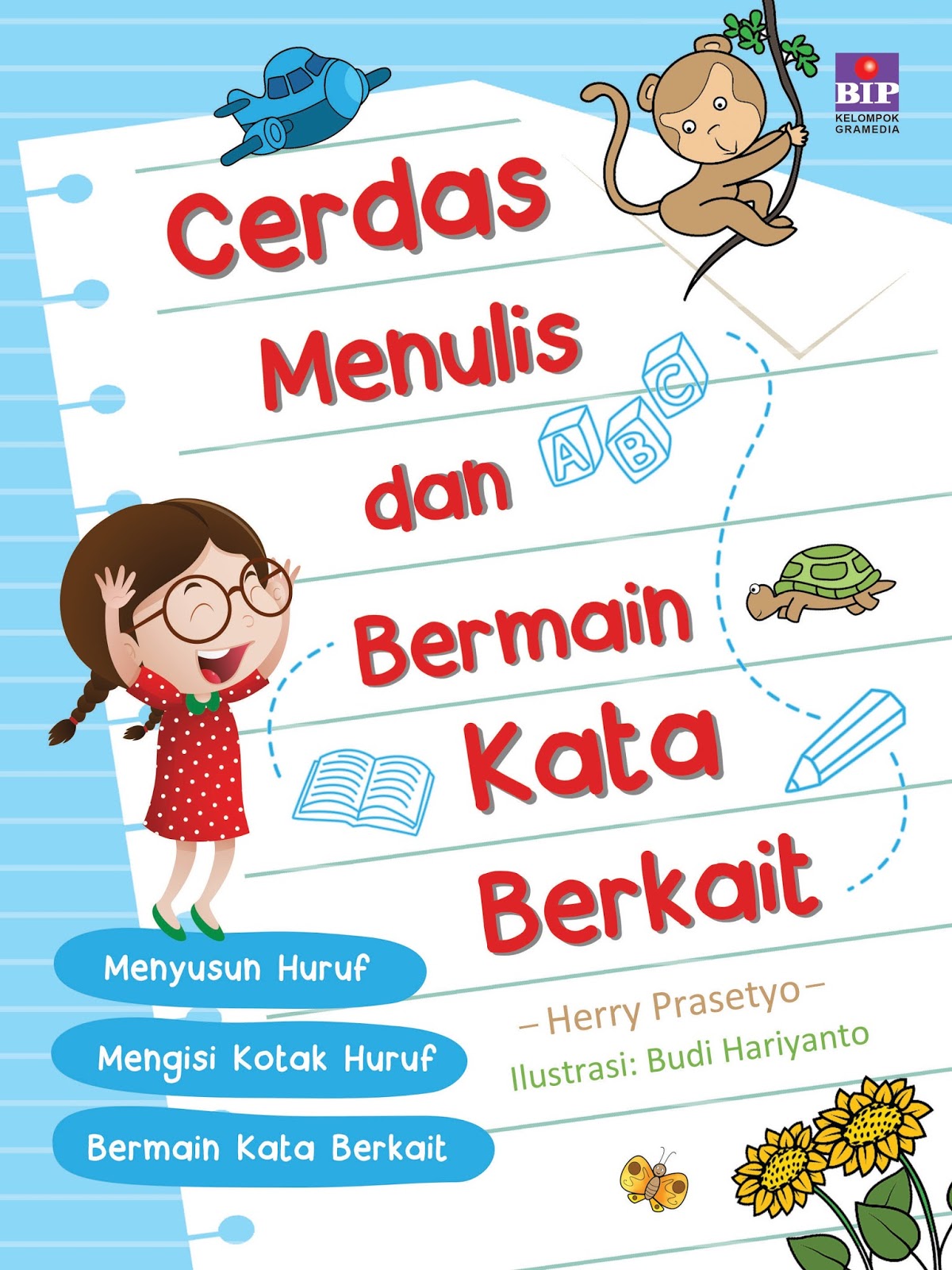 Buku ini dirancang untuk melatih anak pandai menulis dan memilih kata Dilengkapi dengan permainan kata berkait agar anak cepat pintar menulis Materi dalam