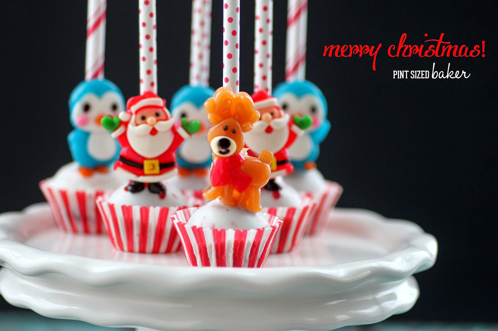 Easy Christmas Cake Pops - Pint Sized Baker