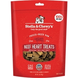 Stella & Chewy's Dog Freeze Dried Treat Beef Heart 3 Oz