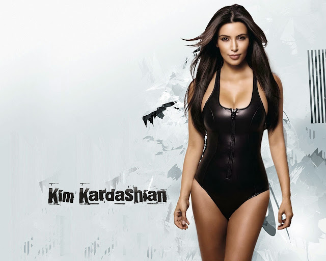 Kim Kardashian Wallpaper in Bikini