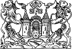 Герб Риги в период Вольного города в 1561-1582 годах